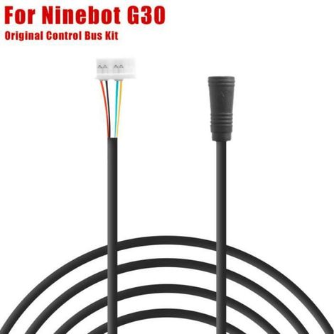 Câble de chargeur étanche et résistant pour trottinette Ninebot MAX G30, G30D - - Noir - Adulte (1/4)