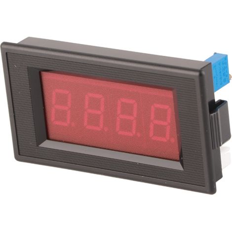 Ampèremètre numérique à affichage LED rouge 3 1/2 pouces, 50 A (75 mV) CC, réponse rapide. (1/5)