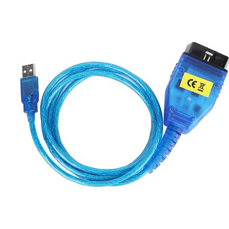 Câble de diagnostic USB connecteur OBD ligne de test pour DCAN K+CAN avec interrupteur (1/5)