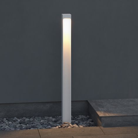 doporro LED Wegeleuchten Außenlampe Pollerleuchte, BTH:6x6x80cm, 3000K Aussenleuchte, Standleuchte für Garten Sandweiß 5W IP65 BaldersLights
