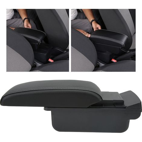 Boîte d'accoudoir de voiture adaptée aux Renault Captur et Clio 4 (surdimensionnée) (1/5)