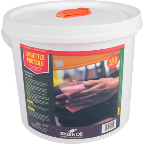 Lingettes nettoyantes Pro'solv. Shark'oil. x150 (1/5)
