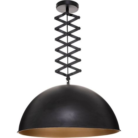 Lampada a sospensione in metallo nero lahti d51cm - Atmosphera créateur d'intérieur (1/5)