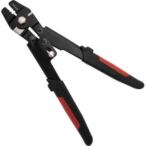 Cressi Crimping Tool, Pinza Crimpaggio Manicotti/Sleeves Unisex Adulto, Nero/Rosso, Taglia Unica (1/5)