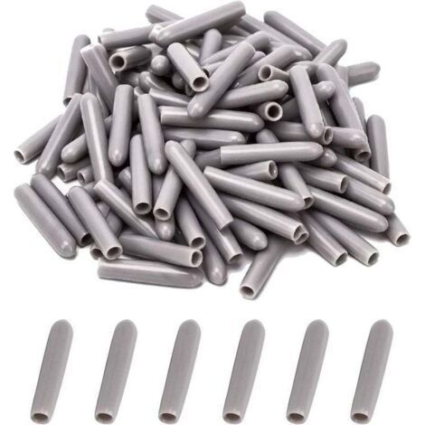 Dishwasher Caps [100 Pieces], Dishwasher Basket Cover, Dishwasher Cap to Protect Dish Basket Pins, Rustproof(Gray) (1/4)