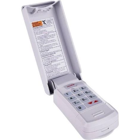 Télécommande sans fil pour clavier de porte de garage compatible avec Intellicode GK-R, distance de transmission de 100 m, clavier lumineux pour usage domestique (1/4)