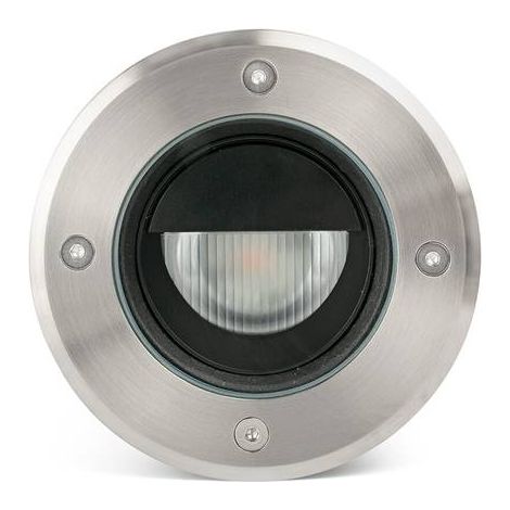Faro GEISER Lampada da Incasso a Parete per Esterno da 13cm Inox Satinato 3000K IP67 (1/5)