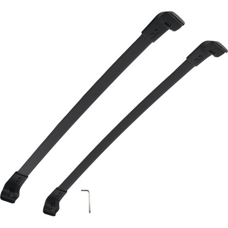 Aluminium Roof Bars Roof Rack Rails Black Crossbars For Hyundai Tucson 2015+ (1/5)