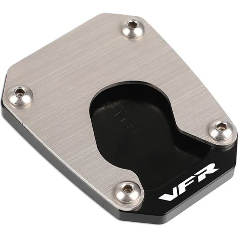 (LOGO VFR) Compatible avec HONDA VFR1200X, VFR 1200X DCT, VFR800X et 1200 CROSSTOURER (2012-2018) : béquille latérale CNC, extension et support maxpower (1/4)