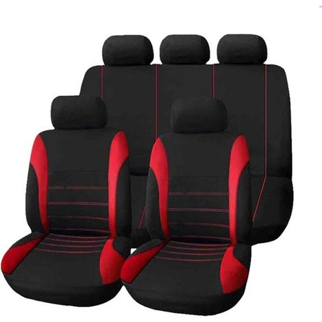 9 Pièces Housse De Siège Auto, Tissu Respirant, Dos En Spandex, Pour Peugeot 106 à 807