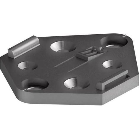 Wieland-Electric 06.562.5853.1 Placa de soporte negra RST16