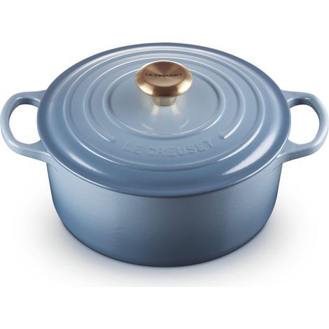 Cocotte ronde en fonte émaillée avec couvercle, 24 cm, 4.2 Litre, Chambray (1/5)