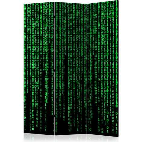 Paravento - Digital Rain [Room Dividers] - 135x172 (1/4)