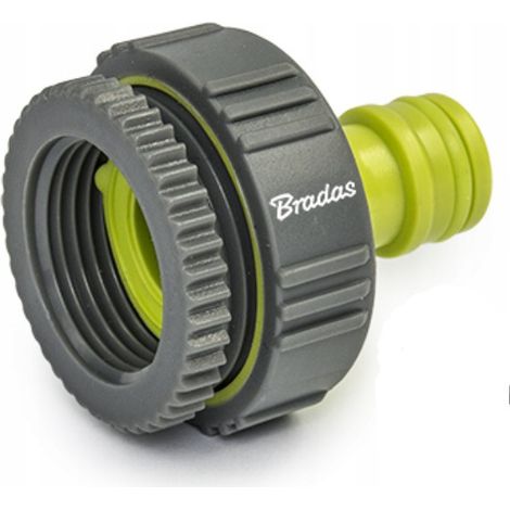 Hahnanschluß 3/4" - 1/2" Schlauchverbinder Schlauchkupplung Schlauchanschluss Adapter BRADAS 3591 (1/3)