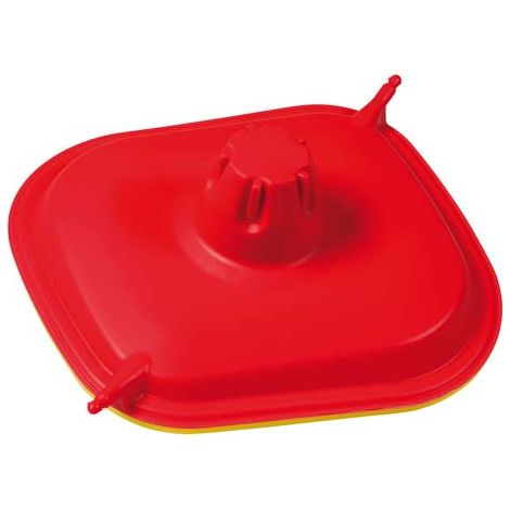 Couvercle de filtre à air RACETECH (RTECH) (pour lavage de moto) SX 125/250, SXF 250/350/450 '16-'18, EXC/EXCF 250/500 '17-'18 Couleur rouge et jaune