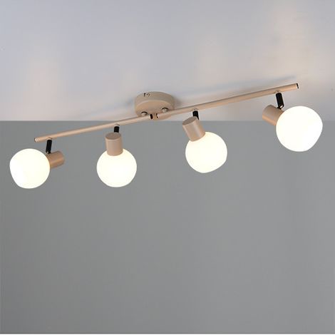 Reality Deckenstrahler Boba 4-flammig warm beige E14 Deckenstrahler