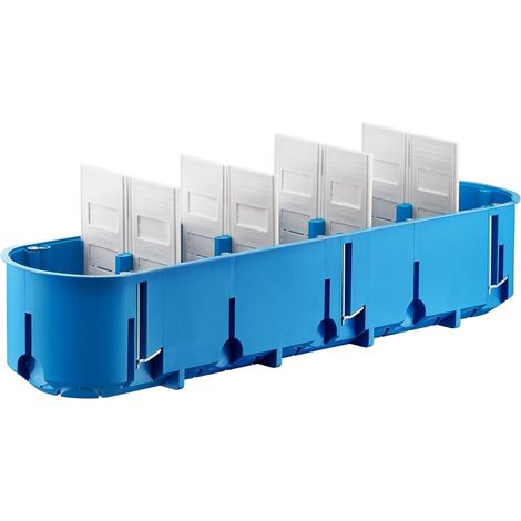 Scatola da incasso in gesso, profonda, blu, multibox P5X60D (1/4)