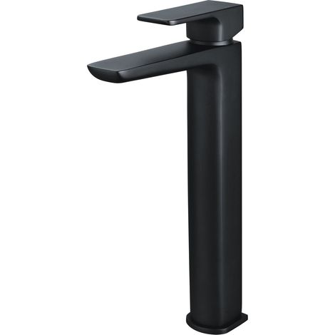 Deva Wai Tall Basin Mixer Tap - Matt Black (1/2)