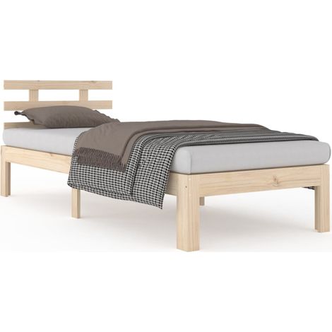 Maison Exclusive - Massivholzbett 100x200 cm