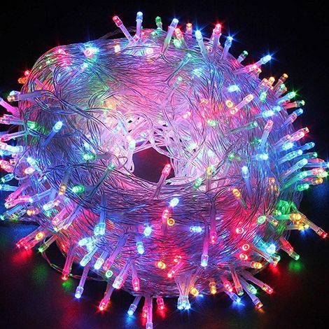 Guirlande lumineuse LED étanche (RGB 50 m, 400 LED), norme européenne 220 V (1/5)