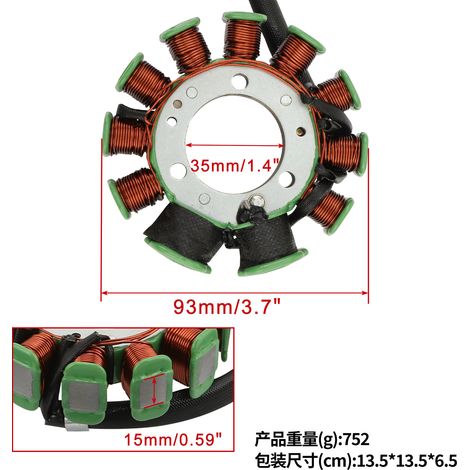Der Spulenstator ist geeignet für Ca250, Cmx250, Rebel 250 und Toromex 250. (1/4)