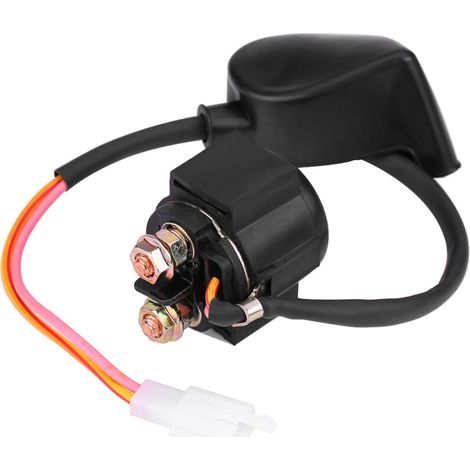 Relé solenoide de arranque, relé solenoide de arranque de plástico y cobre de repuesto Yctze para ATV TRX400EX TRX300 ATC GY6 de 50 cc a 125 cc. (1/4)