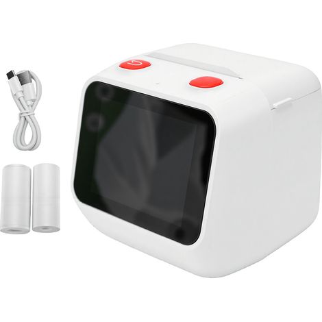 Imprimante vocale IA avec écran tactile boîte à autocollants thermiques sans encre pour enfants batterie 1500mAh (1/5)