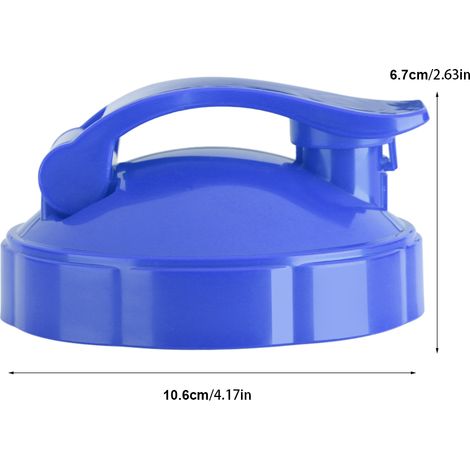 Couvercle à charnière de rechange bleu pour bouteille de centrifugeuse 600W/900W (1 pièce). (1/5)