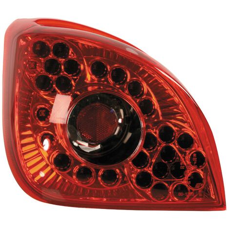 Coppia fanali posteriori LED - compatibile per  Ford Fiesta IV (8/95-1/02) - Rosso