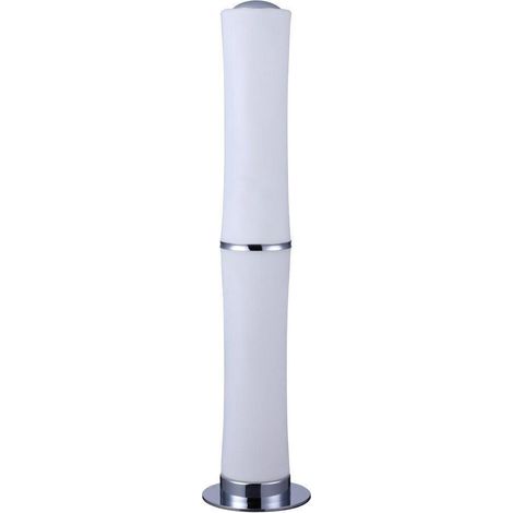 Lampadaire LED V-TAC Bamboo 32W tactile dimmable blanc (1/4)