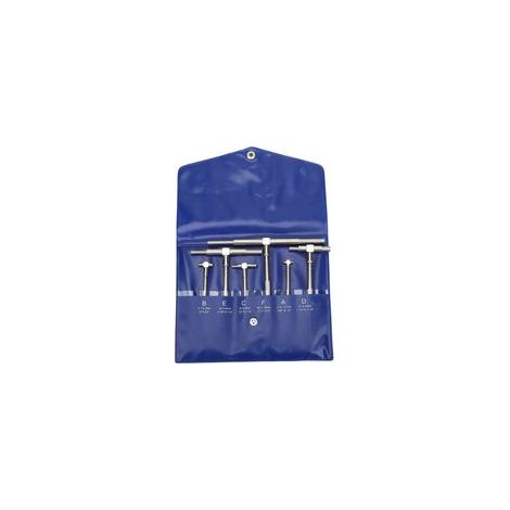 Jeu 6 jauges télescopiques, micromètres diamètre intérieur réglable 8 à 150 mm