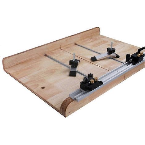 Guide de coupe de précision pour scie circulaire en alliage d'aluminium, barre d'onglet coulissante de 880 mm, pour le travail du bois. (1/4)