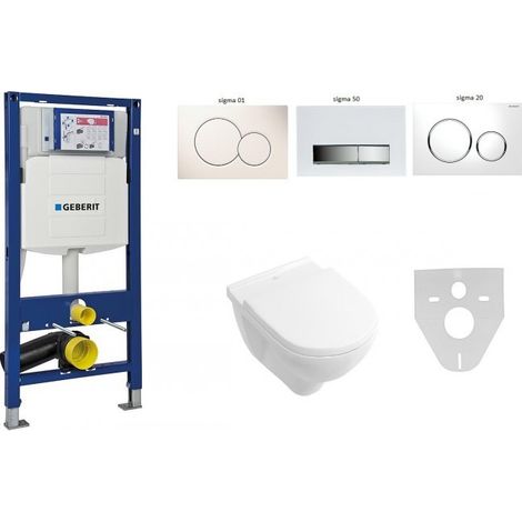 Pack WC suspendu geberit plat O.Novo