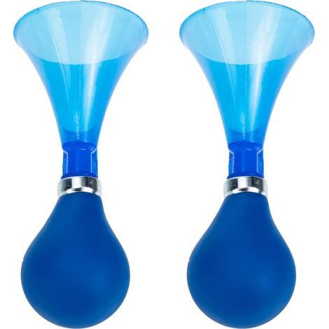Claxon de bicicleta, mini bocina de bicicleta, mini claxon de manillar para niñas, timbre de bicicleta, claxon de payaso para niños, 2 piezas (1/5)