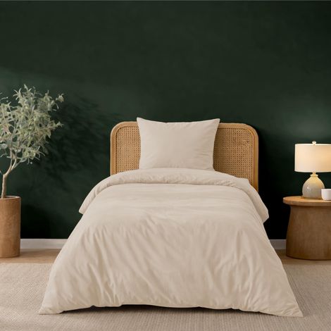Housse de Couette 140x200 + 1 Taie Oreiller 65x65cm (1/5)
