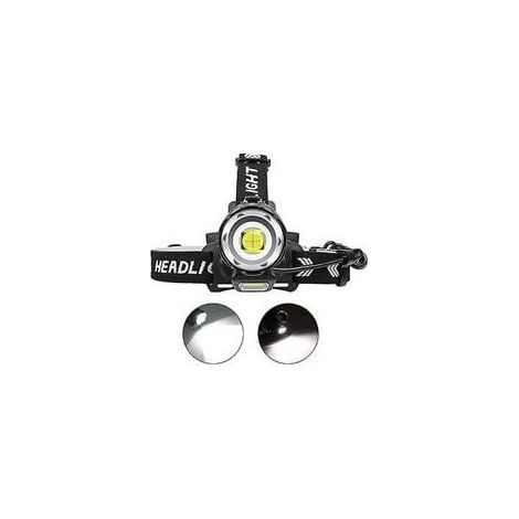 12000 Lumens Lampe Frontale LED Rechargeable,XHP90 Lampes Frontales Puissante Torche Frontale Haute Puissance Phare de Travail Zoomable 4 Modes avec Indicateur de Puissance pour Pêche Spéléo (1/5)