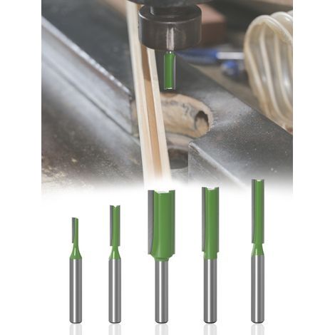 Hartmetall-Zirkularbohrer, einschaftig mit zwei Schneiden, für Holz, 6 mm, 1 Stück (1/4)