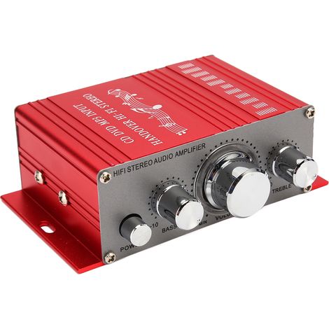 Amplificateur de puissance pour voiture DC 12V HiFi 20Hz à 20kkHz MP3 CD DVD DSP 4 champs sonores pour système audio de voiture (1/5)