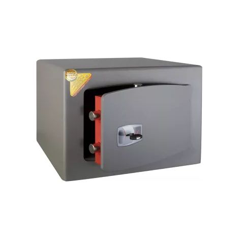 TECHNOMAX - Coffre-fort à fixer à clé, certifié EN 14450:18-S2, 4 pênes, 31 L, 28x40x35 cm