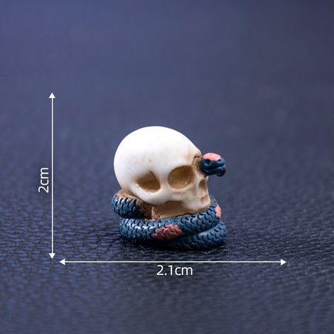 Halloween-Totenkopf-Pärchenfiguren, niedliche DIY-Dekorationen und Accessoires, Miniatur-Tischdekorationen mit Landschaftsmotiven