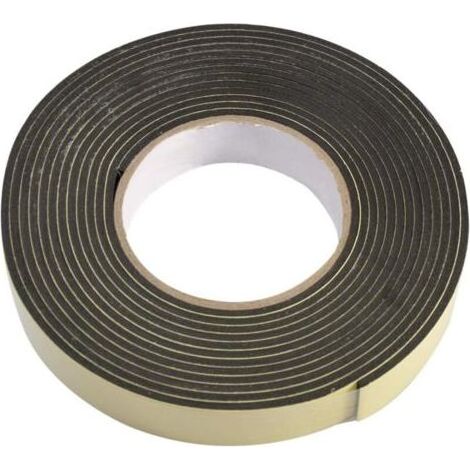 Ruban en mousse – Ruban éponge simple face, bande d'étanchéité autocollante, bande d'étanchéité étanche en caoutchouc pour porte épaisseur 1mm Largeur 50mm long10m (1/5)