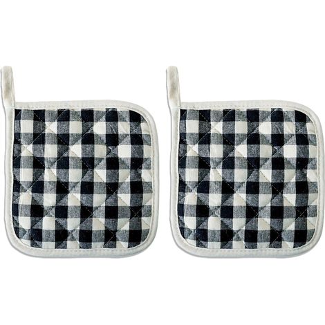 Tapis de four et de four à micro-ondes (ensemble de 2 pièces), utilisé pour la cuisson et la pâtisserie en cuisine, résistant à la chaleur, protégeant vos mains des appareils thermiques. (1/4)
