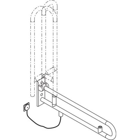 HEWI 801.50B570 98 poignée SK, tournante, mate, (1/2)