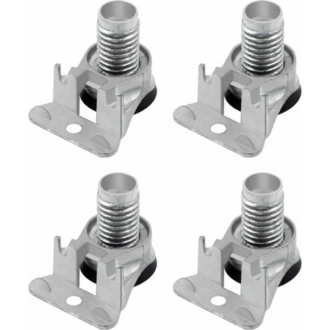 Meubles réglables robustes - pieds de nivellement en alliage de zinc de 4 pieds - pour table, étagère, armoire fixe avec écrou, serrure anti - secousse, tapis coulissant, table 4pcs (pieds de support (1/5)