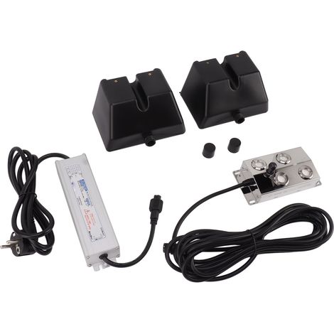 Machine à brouillard à ultrasons à 4 têtes 150 W CC 48 V 3,4 A IP67, brumisateur sensible pour serres, bassins et festivals (1/5)