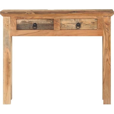 Maison Exclusive - Tavolo Consolle 90,5x30x75cm in Legno di Acacia e di Recupero