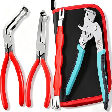Kit 4 Pinces Auto, Pince à Clips et Déconnexion Connecteurs Électriques (1/5)