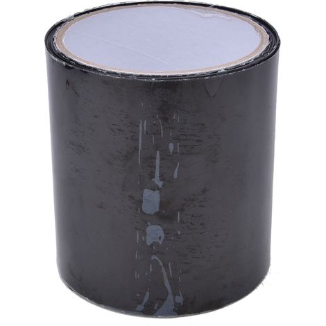 Waterproof Tape Strong Stickiness PE Pipes Repairing Supplies 10cm Width Black/White/TransparentBlack (1/5)