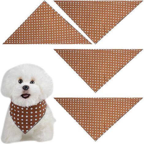 4 pañuelos para perros, ideales para el verano, de algodón suave y bonito, para cachorros y gatos. Lavables. (1/5)