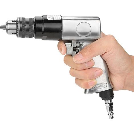 Perceuse pneumatique,Drill Perceuse pneumatique à Vitesse Réversible Rotation Air Drill Tool pour Le Forage de Trous (1/5)